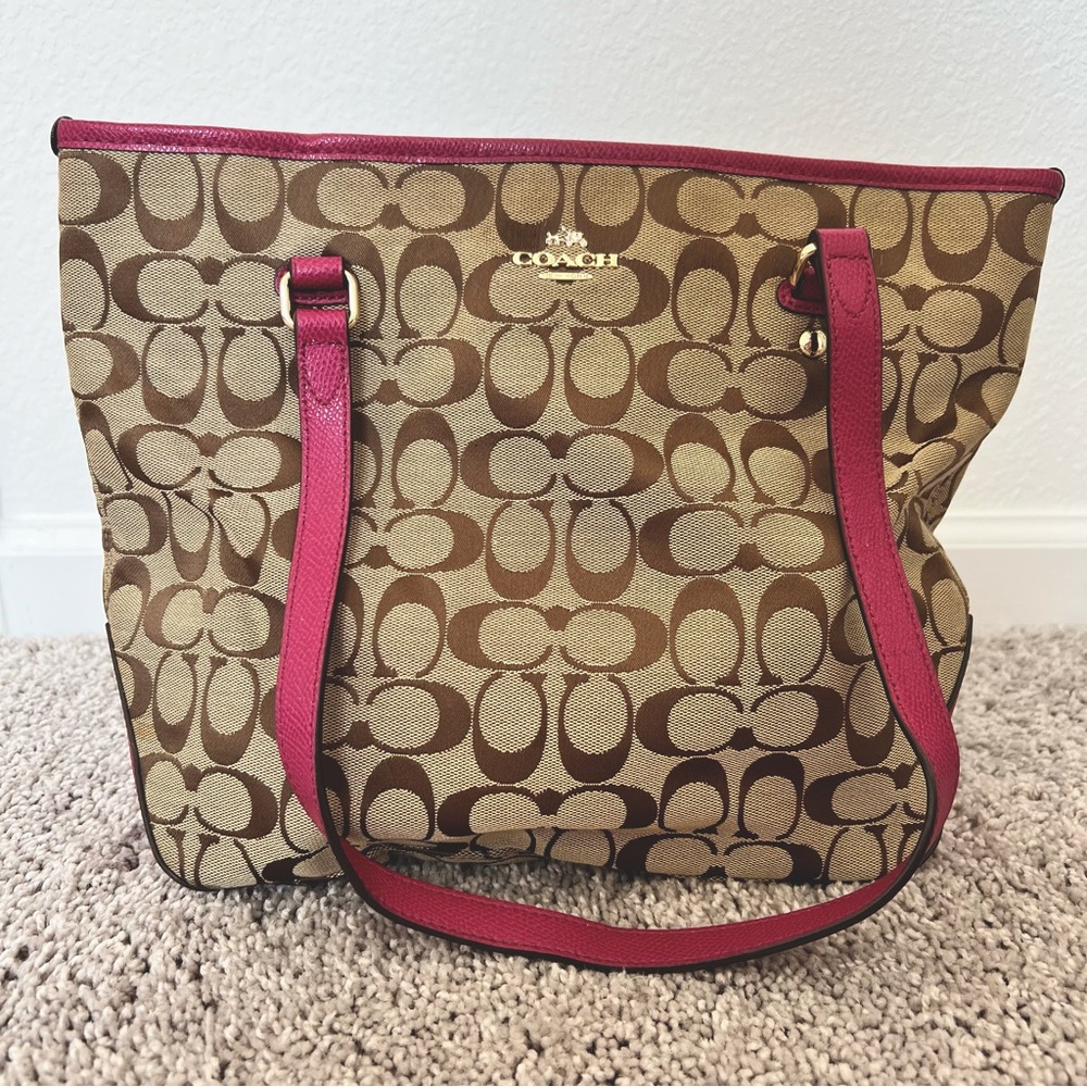 Coach magenta purse